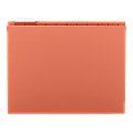 Smead® Hanging File Folders, 1/5-Cut Adjustable Tab, Letter Size, Orange, Box Of 25