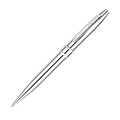 Cross® Stratford Ballpoint Pen, Medium Point, 1.0 mm, Chrome Barrel, Black Ink