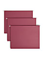 Smead® Hanging File Folders, 1/5-Cut Adjustable Tab, Letter Size, Maroon, Box Of 25 1 thumbnail image