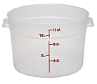Cambro Translucent Round Food Storage Containers, 12 Qt, Pack Of 6 Containers 1 thumbnail image