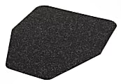 Hospeco Health Gards® Premium Urinal Mats, 1-13/16" x 17-5/8", Black, Pack Of 6 Mats 1 thumbnail image