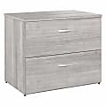 Bush Business Furniture Hybrid 35-11/16"W x 23-3/8"D Lateral 2-Drawer File Cabinet, Platinum Gray, Standard Delivery 1 thumbnail image