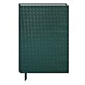 Punch Studio Woven Vegan Leather Journal, 6” x 8-1/2”, Unruled, 192 Pages, Teal Weave 1 thumbnail image