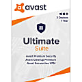 Avast Ultimate Security 2020| 3 Devices 1 Years | Download