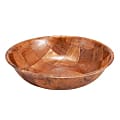 Winco Woven Wood Salad Bowl, 10" 1 thumbnail image
