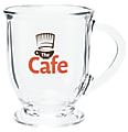 MUG,  CLEAR CAF" GLASS 16OZ. 1 thumbnail image