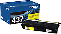 Brother® Genuine Yellow TN437Y Ultra-High Yield Toner Cartridge