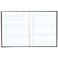 Blueline Business Notebook, 9-1/4" x 7-1/4", College Rule, 96 Sheets, 50% Recycled, Blue