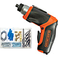 Black+Decker 4V MAX Lithium Pivot Screwdriver with Accessories - Driver Drill - Cordless - Lithium Ion (Li-Ion)