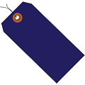 Office Depot® Brand Prewired Plastic Shipping Tags, 6 1/4" x 3 1/8", Blue, Case Of 100 1 thumbnail image