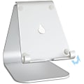 Rain Design mStand tabletplus - tablet stand - Silver - Angle-adjustable stand ensures precise viewing angle. Angle-adjustment 10 to 50 degree. 1 thumbnail image
