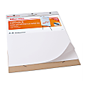 Office Depot® Brand 30% Recycled Restickable Easel Pads With Liner, 25" x 30", Unruled, 30 Sheets, White, Pack Of 2 1 thumbnail image