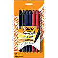 BIC Soft Feel Retractable Ball Point Pen, Medium Point, 1.0mm, Business Assorted, Assorted Barrels, Pack Of 18 1 thumbnail image