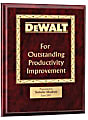Wood Award Plaque With Engraved Plate 1 thumbnail image