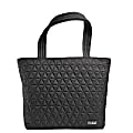 Fit & Fresh Polyester Professional Commuter Tote, 18”H x 6”W x 13-3/4”D, Black