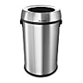Alpine Stainless Steel Trash Can, 17 Gallon, Stainless Steel
