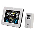 Taylor Precision Products Digital Deluxe Color Weather Forecaster, White, 1736