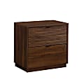Sauder® Palo Alto Commercial 31"W x 19-3/8"D Lateral 2-Drawer File Cabinet, Spiced Mahogany
