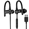 Delton 24EC USB Type-C Stereo Earbuds, Black 1 thumbnail image