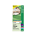 Avery® Mini-Sheets® Permanent Inkjet/Laser Filing Labels, 2180, 2/3" x 3 7/16", Assorted Colors, Pack Of 300 1 thumbnail image