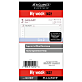 AT-A-GLANCE® Day Runner® 12-Month Weekly Planner Loose-Leaf Calendar Refill, 3 3/4" x 6 3/4", January Start 1 thumbnail image