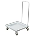 Cambro Camdolly Dish Rack Dolly, With Handle, 37”H x 20-7/8”W, Gray