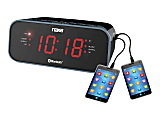 Naxa NRC-182 - Clock radio - dark gray, shiny black 1 thumbnail image