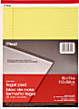 Mead® Legal Pad, Letter, 8-1/2" x 11", 50 Sheets, Canary