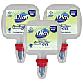 Dial® Professional Foaming Hand Sanitizer Refill For Duo Dispensers, 40.6 Oz, Fragrance-Free, Pack Of 3