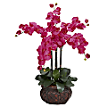 Nearly Natural 31"H Silk Phalaenopsis Arrangement With Decorative Pot, Beauty 1 thumbnail image