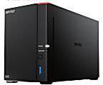 Buffalo LinkStation 720D 8TB Hard Drives Included (2 x 4TB, 2 Bay) - -  1.30 GHz - 2 x HDD Supported - 2 x HDD Installed - 8 TB Installed HDD Capacity - 2 GB RAM - Serial ATA/600 Controller - RAID Supported 0, 1, JBOD - 2 x Total Bays