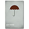Trademark Global Mary Poppins Gallery-Wrapped Canvas Print By Christian Jackson, 16"H x 24"W