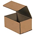 Partners Brand Corrugated Mailers, 7 1/8" x 5" x 3", Kraft, Pack Of 50
