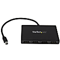 StarTech.com 4-Port Multi Monitor Adapter, Mini DisplayPort 1.2 to DP MST Hub, 4x 1080p, Video Splitter for Extended Desktop Mode, Windows 1 thumbnail image