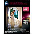 HP Premier Plus Inkjet Print Photo Paper, Letter Size (8 1/2" x 11"), White, Pack Of 25 Sheets