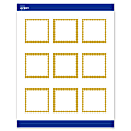 Avery® Print-To-The-Edge Cards With Sure Feed®, S00-DJF-PRMWC10, 2-1/2" x 2-1/2", Matte White, Preprinted Gold Beads Design, Pack Of 90 1 thumbnail image