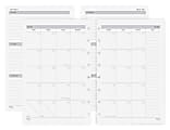 2023-2024 TUL® Discbound Academic Weekly/Monthly Refill Planner Pages, Junior Size, July 2023 To June 2024