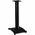 Sanus Steel Series Heavy-Duty Speaker Stand for Bookshelf Speakers - Sold as Pair - 26in - Black - 26" x 11.8"x 14.8" Depth - Steel - Black - SF26B1 1 thumbnail image