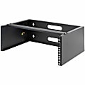 StarTech.com 4U Wall Mount Rack, 13.78in Deep, 19 inch Wall Mount Network Rack, Wall Mounting Patch Panel Bracket for Switch/IT Equipment 1 thumbnail image