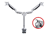 SIIG Dual Monitor Gas Spring Desk Mount with USB Port - 17" to 32" - VESA 75x75 & 100x100 - CE-MT2X11-S1 1 thumbnail image