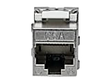 Eaton Tripp Lite Series Cat6a/Cat6/Cat5e Toolless Keystone Jack RJ45, Shielded, Dust Cap PoE/PoE+ Compliant, TAA - N238001SHTF 1 thumbnail image