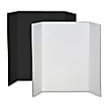 Office Depot® Brand Tri-Fold Corrugate Display Board, 36" x 48", Black 1 thumbnail image