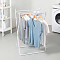 Honey Can Do Metal Collapsible Clothes Drying Rack, 41-1/2”H x 18”W x 27”D, White 1 thumbnail image