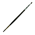 Winsor & Newton Galeria Short-Handle Paint Brush, 1/8", One-Stroke Bristle, Polyester, Burgundy 1 thumbnail image