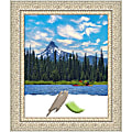Amanti Art Fair Baroque Cream Wood Picture Frame, 23" x 27", Matted For 18" x 22" 1 thumbnail image