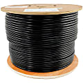 Eaton Tripp Lite Series Cat6 Gigabit Solid Core Plenum-Rated UTP CMP PVC Bulk Ethernet Cable, Black, 1000 ft. (304.8 m) - N22401KBK 1 thumbnail image