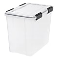 Iris WeatherPro Tote, 36-Quart, Clear, Total Qty 1 1 thumbnail image