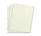 Wilson Jones Ledger Paper, For 395-11/396-11/0399-00, 8-1/2" x 11", Ivory, Box Of 100 Sheets 1 thumbnail image