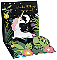 Up With Paper Everyday Pop-Up Greeting Card With Envelope, Half Fold, 4-1/2" x 4-1/2", Friendly Unicorn 1 thumbnail image