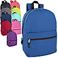 Trailmaker Solid Backpacks, Assorted Colors, Pack Of 24 Backpacks
